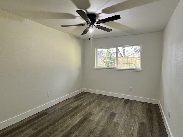 5814 W Bellfort Ave, Houston, TX 77035 - unfurnished room featuring dark wood finished floors and baseboards