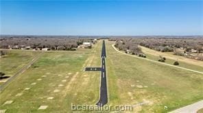 drone / aerial view with a rural view