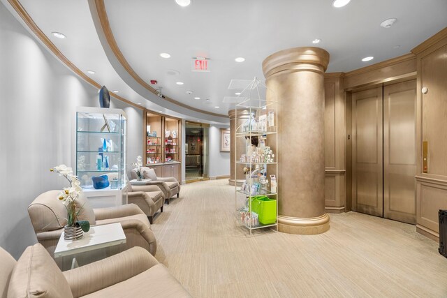 view of community lobby