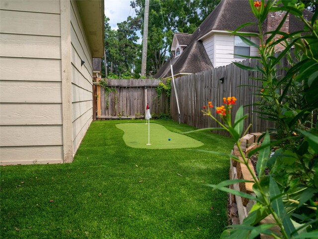 13710 Casaba Ct, Cypress, TX 77429 - view of yard with a fenced backyard