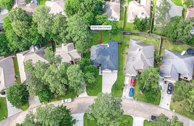 3226 Glen Forest Rd, Montgomery, TX 77356 - aerial overview of property's location featuring nearby suburban area