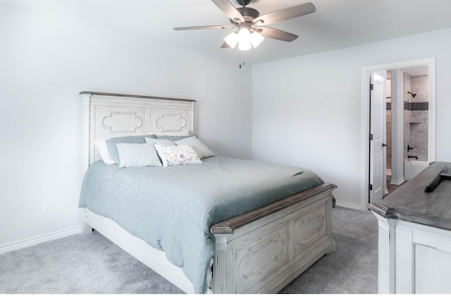 418 E St, East Bernard, TX 77435 - carpeted bedroom with a ceiling fan and baseboards