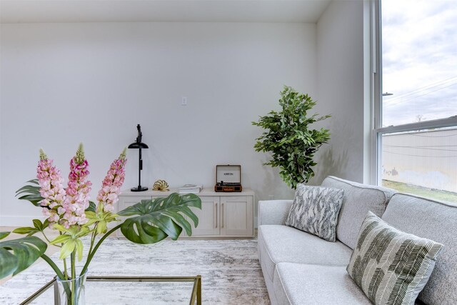 view of living area