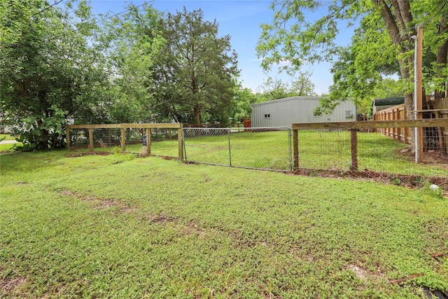 4622 4th St, Bacliff, TX 77518 - view of yard featuring fence
