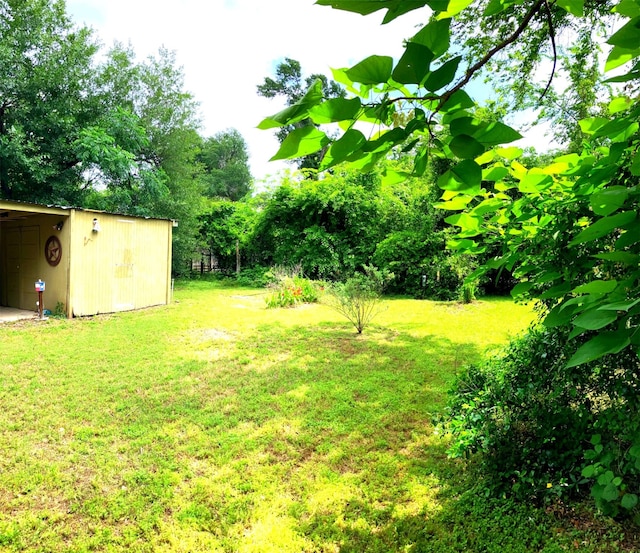 504 Gay Hill St, Brenham, TX 77833 - view of yard with an outbuilding