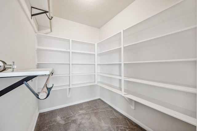 view of storage area