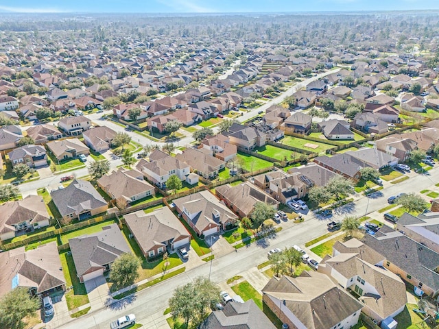 aerial view featuring a residential view