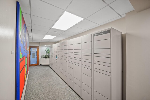 surrounding community with a package area