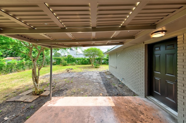 view of patio