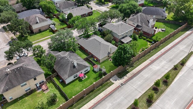 drone / aerial view featuring a residential view
