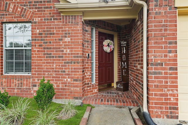 9815 Hallmark Ln, Pearland, TX 77584 - property entrance with brick siding