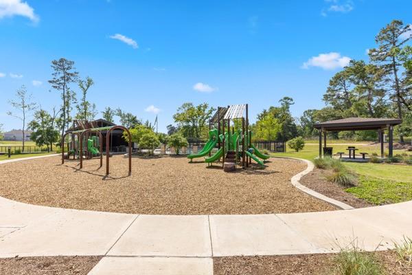 communal playground with a gazebo