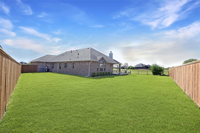 2757 Maxway Ct, League City, TX 77573 - view of yard with a fenced backyard and cooling unit