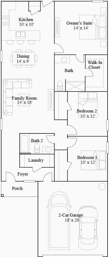 6022 Standpiper Loop, Baytown, TX 77521 - room layout