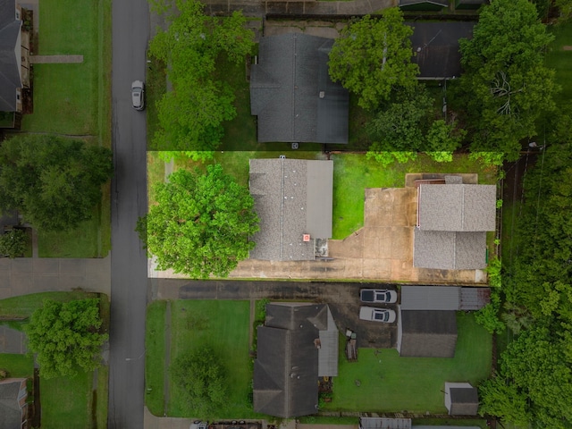 1111 Robert St, Pearland, TX 77581 - aerial view of property and surrounding area with property parcel outlined