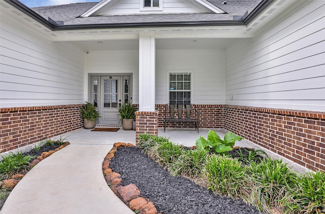 8118 S Laura Cir, Baytown, TX 77521 - entrance to property with brick siding and a shingled roof