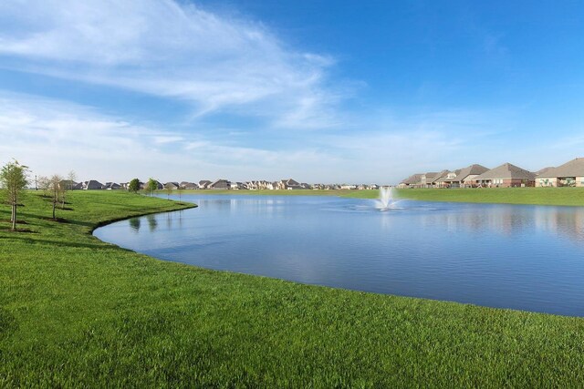 view of water feature featuring a residential view