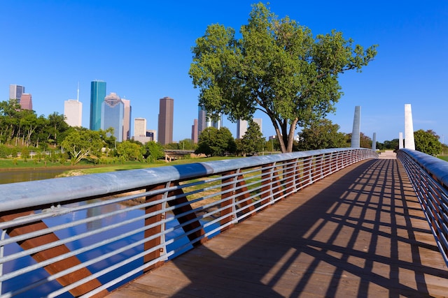 1813 W 15th St, Houston, TX 77008 - exterior space with a view of city