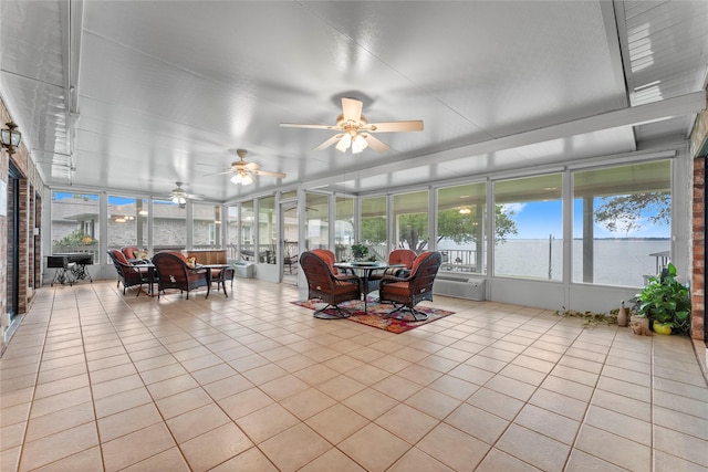 466 Buffalo Ct, Livingston, TX 77351 - sunroom / solarium featuring tile patterned flooring