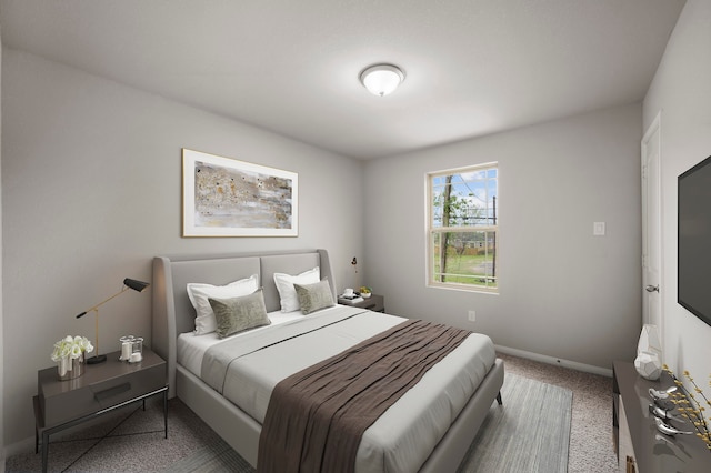 310 N Orange St, Sweeny, TX 77480 - carpeted bedroom featuring baseboards