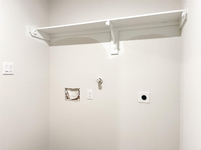 306 N Orange St, Sweeny, TX 77480 - laundry area featuring electric dryer hookup, hookup for a gas dryer, and hookup for a washing machine