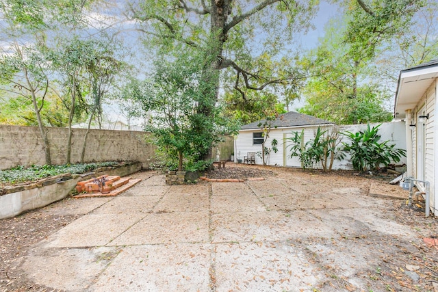 3515 Norris Dr, Houston, TX 77025 - view of patio / terrace featuring a fenced backyard