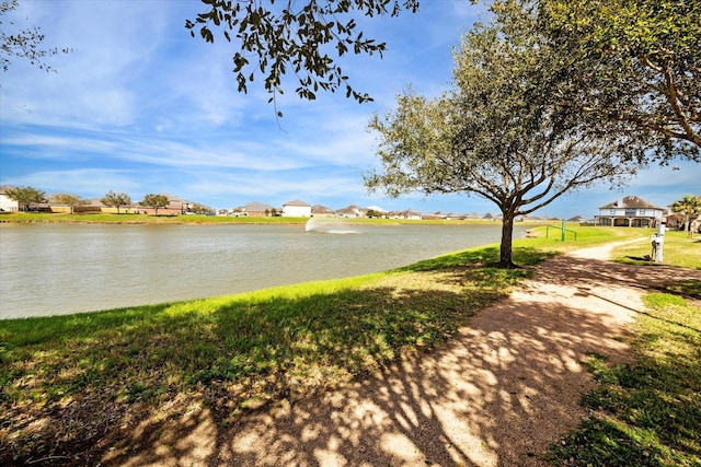 water view with a residential view