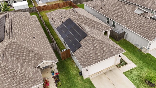 drone / aerial view
