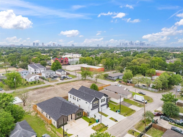 6412 Foster St, Houston, TX 77021 - birds eye view of property featuring a city view