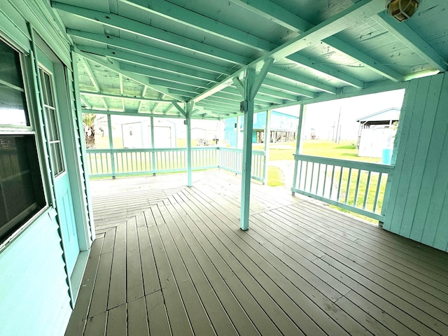view of deck