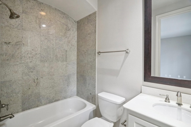 1129 W 21st St, Houston, TX 77008 - full bath with bathtub / shower combination, toilet, and vanity