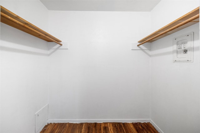6231 Westward St Unit 20, Houston, TX 77081 - spacious closet with dark wood-type flooring