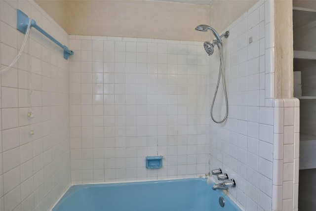 bathroom featuring shower / tub combination