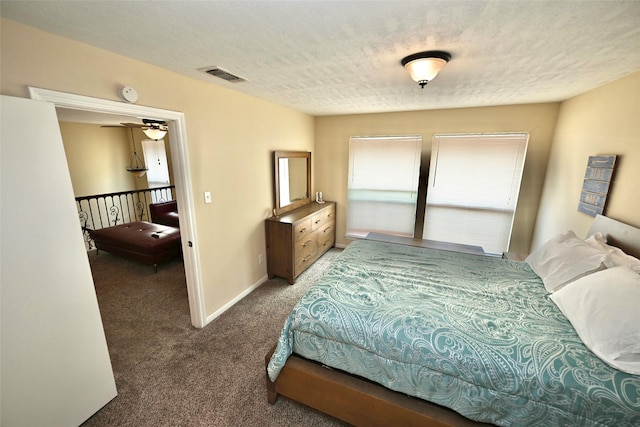 6729 Tournament Dr, Houston, TX 77069 - bedroom featuring carpet flooring and a textured ceiling