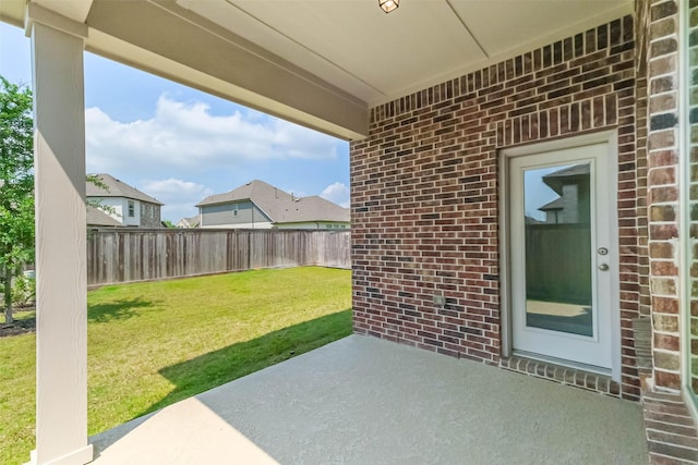 19622 Upper Canyon Ct, Cypress, TX 77433 - view of patio with a fenced backyard