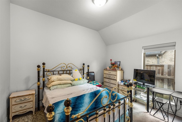 6930 Goldstrum Way, Katy, TX 77493 - bedroom with vaulted ceiling and carpet