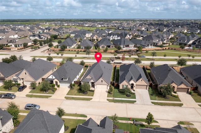 6930 Goldstrum Way, Katy, TX 77493 - bird's eye view featuring a residential view