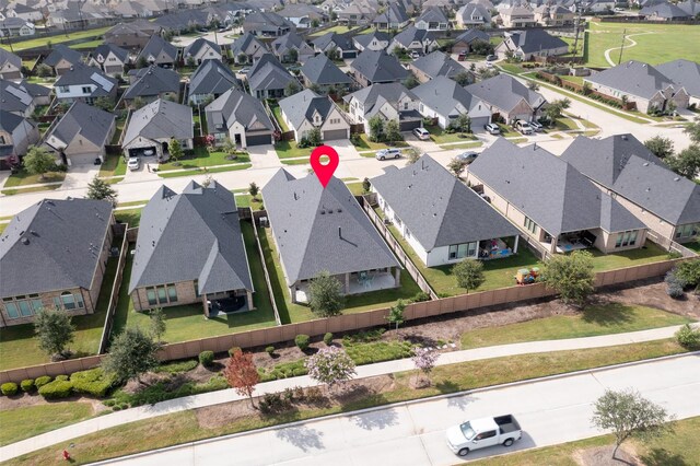 6930 Goldstrum Way, Katy, TX 77493 - bird's eye view with a residential view