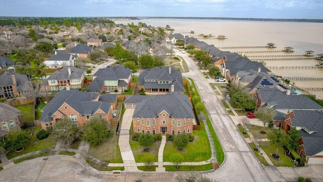 13811 Sugar Dock Ct, Houston, TX 77044 - aerial perspective of suburban area with a nearby body of water