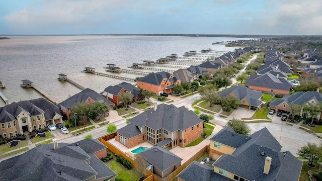13811 Sugar Dock Ct, Houston, TX 77044 - aerial perspective of suburban area featuring a nearby body of water
