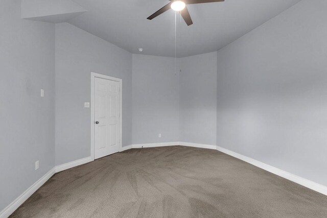 13811 Sugar Dock Ct, Houston, TX 77044 - carpeted empty room with a ceiling fan and baseboards
