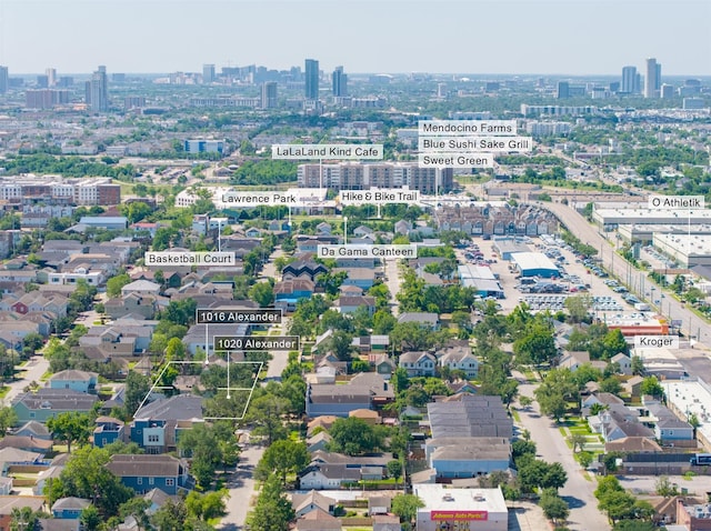 1020 Alexander St, Houston, TX 77008 - view of property location with nearby urban area