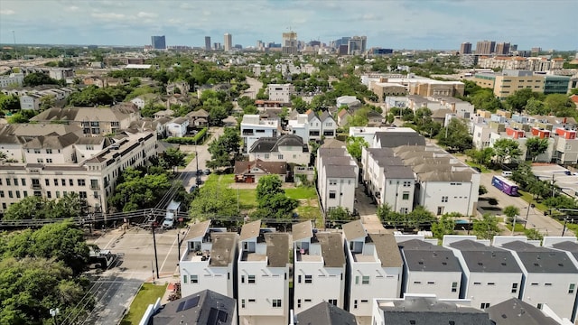 bird's eye view featuring a view of city