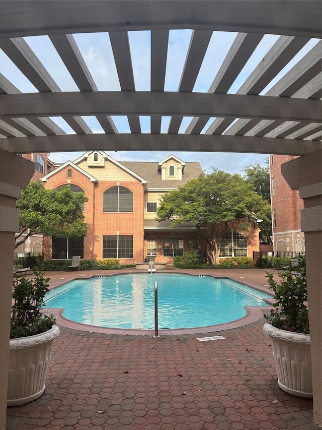 view of pool