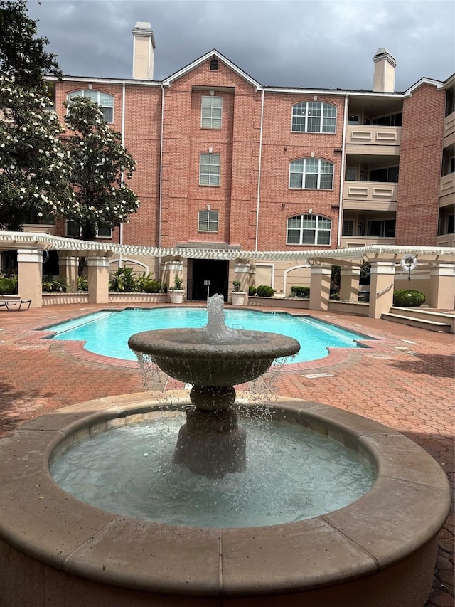 view of pool