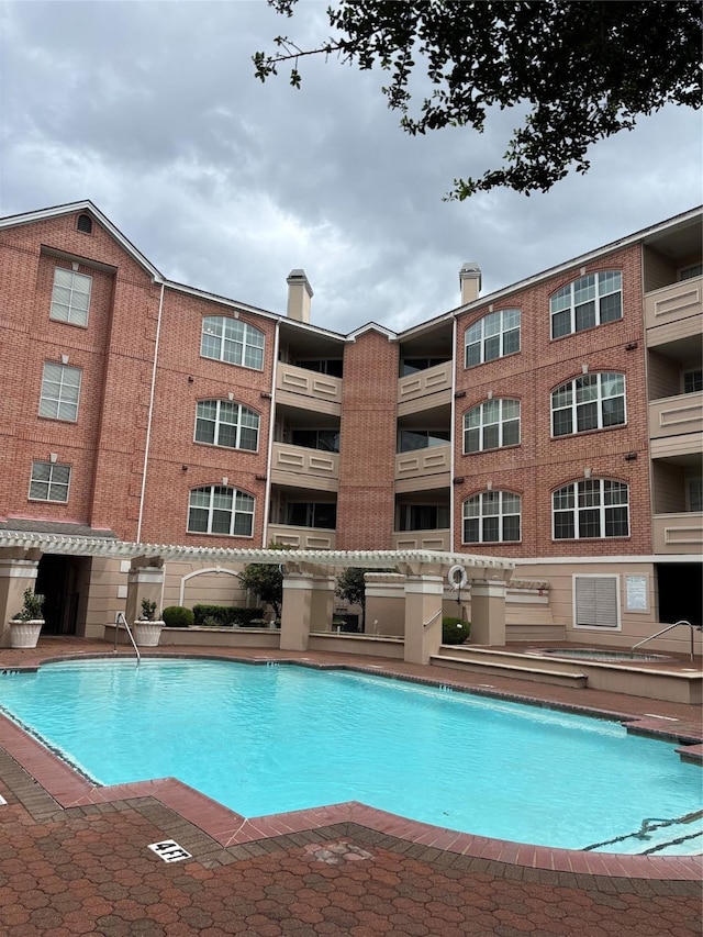 view of pool