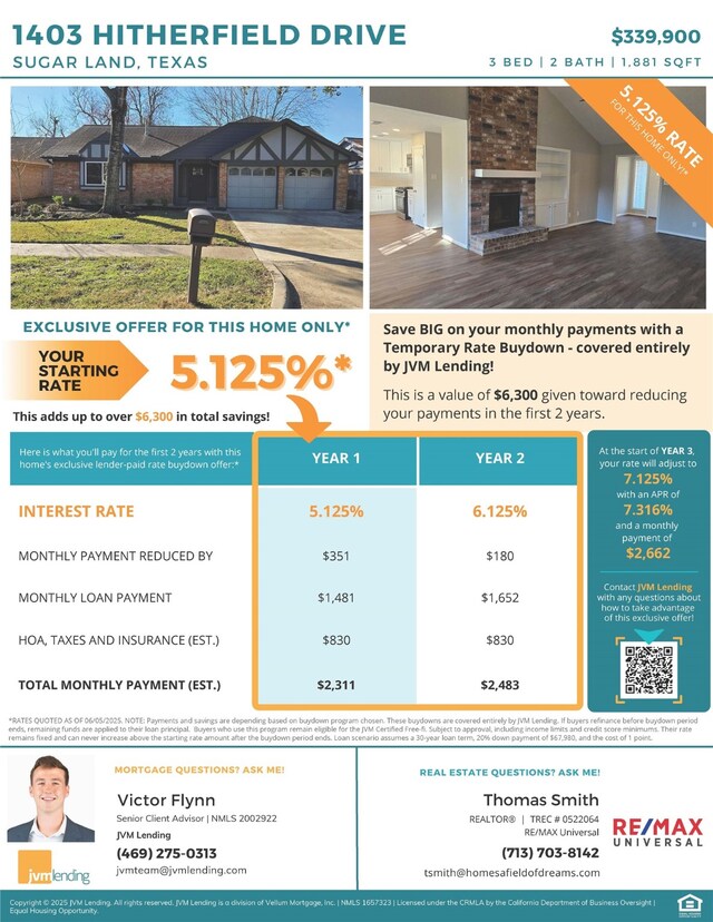 1403 Hitherfield Dr, Sugar Land, TX 77498 - view of a document with multiple images