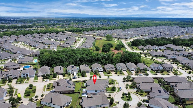30706 Thicket Ct, Fulshear, TX 77441 - birds eye view of property with a residential view