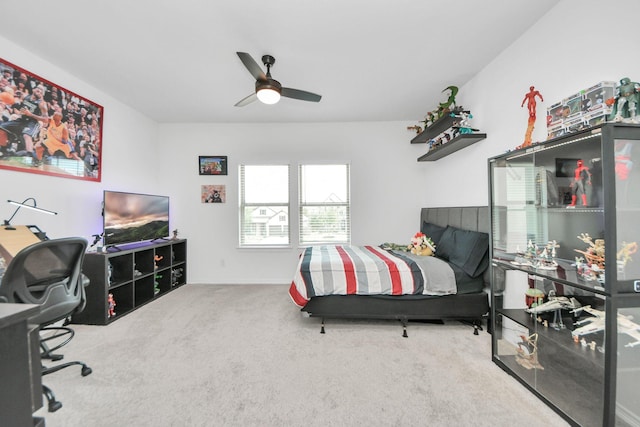 30706 Thicket Ct, Fulshear, TX 77441 - bedroom featuring carpet floors and ceiling fan