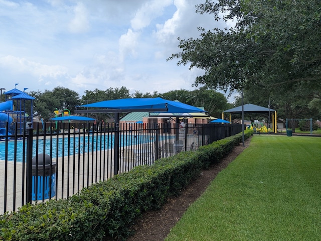 21510 Tallow Grove Ln, Katy, TX 77450 - community pool featuring a gazebo